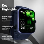 Titan 90165AP02 Talk S Smartwatch Blue