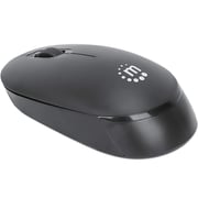Manhattan Wireless Optical USB Mouse Black