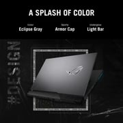 ASUS ROG Strix G15 Gaming (2022) Laptop - AMD Ryzen 9-6900HX / 15.6inch WQHD / 1TB SSD / 16GB RAM / 6GB NVIDIA GeForce RTX 3060 Graphics / Windows 11 / English & Arabic Keyboard / Eclipse Gray / Middle East Version - [G513RM-HQ017W]