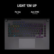 ASUS ROG Strix G15 Gaming (2022) Laptop - AMD Ryzen 9-6900HX / 15.6inch WQHD / 1TB SSD / 16GB RAM / 6GB NVIDIA GeForce RTX 3060 Graphics / Windows 11 / English & Arabic Keyboard / Eclipse Gray / Middle East Version - [G513RM-HQ017W]