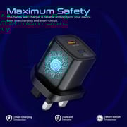 Promate Dual Port AC Charger 25 Watts Black