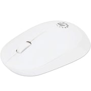 Manhattan Wireless Optical USB Mouse White