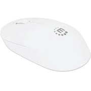 Manhattan Wireless Optical USB Mouse White