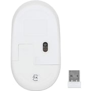 Manhattan Wireless Optical USB Mouse White