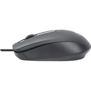 Manhattan Wired Optical USB Mouse Black