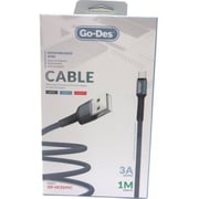 Go Des Type-C Data Sync Charging Cable 1m Denim