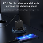 Yesido Type-C To Lightning Data Sync Charging Cable 1.2m Black