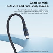 Yesido Type-C To Lightning Data Sync Charging Cable 1.2m Black