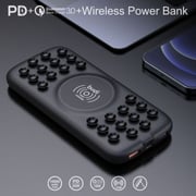 Budi Wireless Charger + Pocket Powerbank 10000mAh Black PB099B