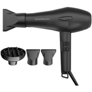 Rush Brush Hair Dryer 2600 Watts Black - D3TURBO