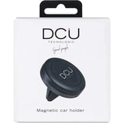 DCU Magnetic car mount for smartphones, with strong magnetic hold and vent mounted easily adjustable and firm grip, Black