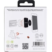 DCU Magnetic car mount for smartphones, with strong magnetic hold and vent mounted easily adjustable and firm grip, Black