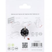 DCU Clip car mount for smartphones, with strong hold and vent mounted easily adjustable and firm grip, Black