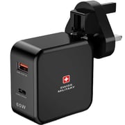 Swiss Military Power Station PD AC Charger Black