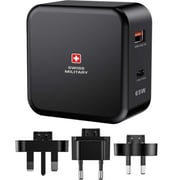 Swiss Military Power Station PD AC Charger Black