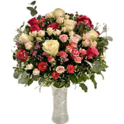 3 Roses & Chocolate Flower Vase