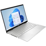 HP Pavilion x360 2-in-1 Convertible (2023) Laptop - 13th Gen / Intel Core i7-1355U / 14inch FHD / 512GB SSD / 16GB RAM / Shared Intel Iris Xe Graphics / Windows 11 Home / English & Arabic Keyboard / Natural Silver / Middle East Version - [14-EK1009NE]