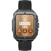 Swiss Military ALPS 2 Smartwatch Black With Black Leather Strap