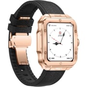 Swiss Military ALPS 2 Smartwatch Rose Gold With Black Leather Strap