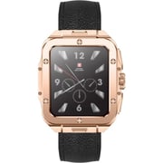 Swiss Military ALPS 2 Smartwatch Rose Gold With Black Leather Strap