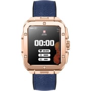 Swiss Military ALPS 2 Smartwatch Rose Gold With Blue Leather Strap