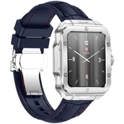 Swiss Military ALPS 2 Smartwatch Silver With Blue Silicon Strap