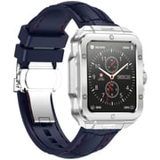 Swiss Military ALPS 2 Smartwatch Silver With Blue Silicon Strap