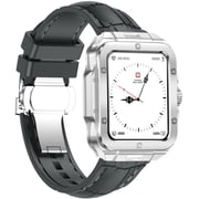 Swiss Military ALPS 2 Smartwatch Silver With Grey Silicon Strap