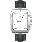 Swiss Military ALPS 2 Smartwatch Silver With Grey Silicon Strap