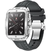 Swiss Military ALPS 2 Smartwatch Silver With Grey Silicon Strap