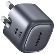Ugreen Nexode GaN 2 Ports Wall Charger 45 Watts Space Grey