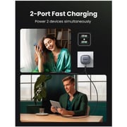 Ugreen Nexode GaN 2 Ports Wall Charger 45 Watts Space Grey