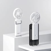 Gamsung Mini Handeld Electric Fan With Mobile Holder White