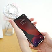 Gamsung Mini Handeld Electric Fan With Mobile Holder White