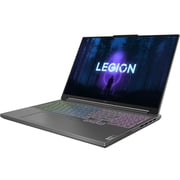 لينوفو Legion Slim 5 16IRH8 لابتوب جامينج (2023) - الجيل 13/ انتل كور i7-13700H / 16 بوصة WQXGA / 512 جيجا SSD / 16 جيجا رام / 6 جيجا نفيديا جيفورس RTX 4050 جرافيكس/ ويندوز 11/ لوحة مفاتيح بالإنجليزية والعربية / رمادي عاصف/ إصدار الشرق الأوسط[82YA005RAX]
