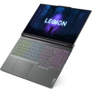 Lenovo Legion Slim 5 16IRH8 Gaming (2023) Laptop - 13th Gen / Intel Core i7-13700H / 16inch WQXGA / 512GB SSD / 16GB RAM / 6GB NVIDIA GeForce RTX 4050 Graphics / Windows 11 Home / English & Arabic Keyboard / Storm Grey / Middle East Version - [82YA005RAX]