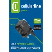 Cellularline USB-C Adapter 25W Black