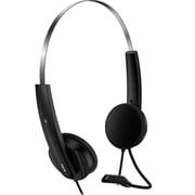 Genius HS-220U Wired On Ear Headset Black