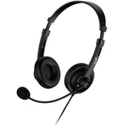 Genius HS-230U Wired On Ear Headset Black