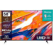 Hisense 58A61K 4K UHD Smart DLED Television 58inch (2023 Model)