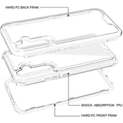 Glassology Case With Screen Protector Clear Galaxy A34