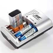 MP Quick Battery Charger Silver