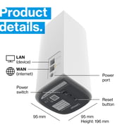 Linksys Velop Pro 6E AXE5400 Tri-Band WiFi 6E Mesh System 1Pack