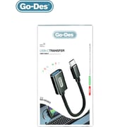 Go De USB-C OTG Cable Black