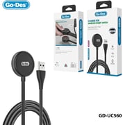 Go Des Samsung Smart Watch Charger 1.2m Black price in Bahrain, Buy Go
