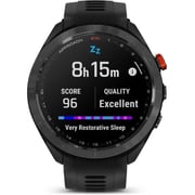 Garmin 010-02746-12 Approach S70 Smart Watch Black Bezel With Black Band Black