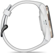 Garmin 010-02746-10 Approach S70 Smart Watch Black Bezel With White Band White