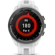 Garmin 010-02746-10 Approach S70 Smart Watch Black Bezel With White Band White