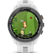 Garmin 010-02746-10 Approach S70 Smart Watch Black Bezel With White Band White
