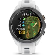 Garmin 010-02746-10 Approach S70 Smart Watch Black Bezel With White Band White